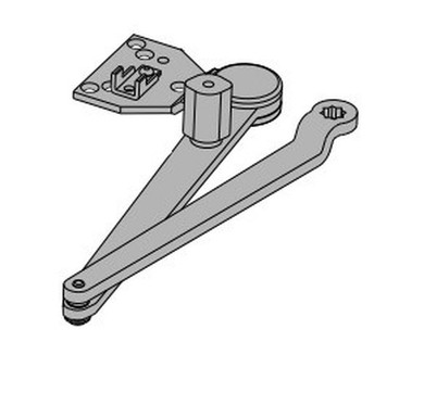 Falcon SC80A-3049DS AL Hold Open Dead Stop Parallel Arm, for SC80 Series Closer, Aluminum Painted