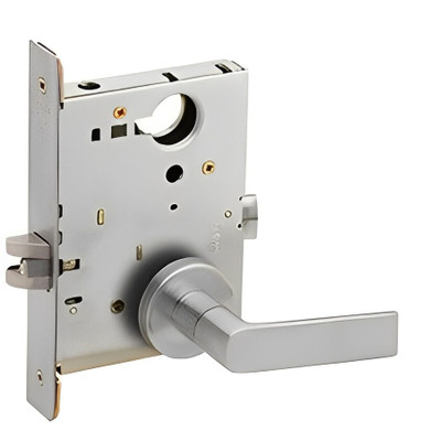 Schlage L9010 01A Mortise Passage Lock, w/ 01 Lever and A Rose