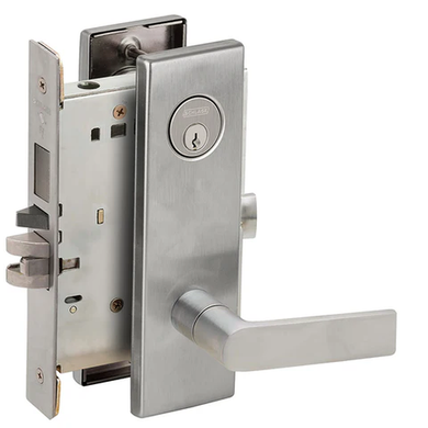 Schlage L9453P 01N Entrance Mortise Lock with Deadbolt