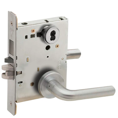 Schlage L9453B 02A Entrance Mortise Lock with Deadbolt, Accepts Small Format IC Core (SFIC)