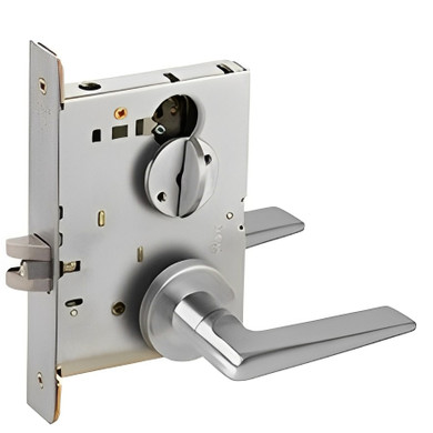 Schlage L9040 05A Mortise Bath/Bedroom Privacy Lock, w/ 05 Lever and A Rose