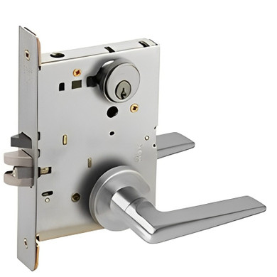 Schlage L9050P 05A Office and Inner Entry Mortise Lock, w/ 05 Lever and A Rose