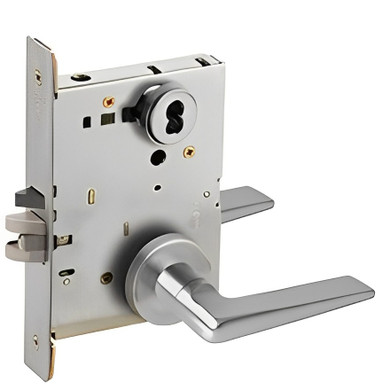 Schlage L9050J 05A Office and Inner Entry Mortise Lock, Accepts large Format IC Core (LFIC)