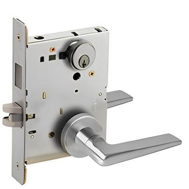 Schlage L9456P 05A Corridor Mortise Lock with Deadbolt, w/ 05 Lever and A Rose