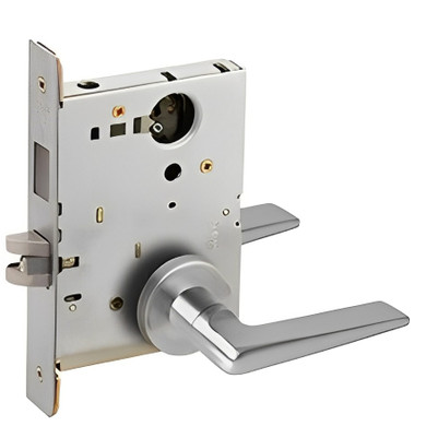 Schlage L9456L 05A Corridor Mortise Lock with Deadbolt, Less Cylinder
