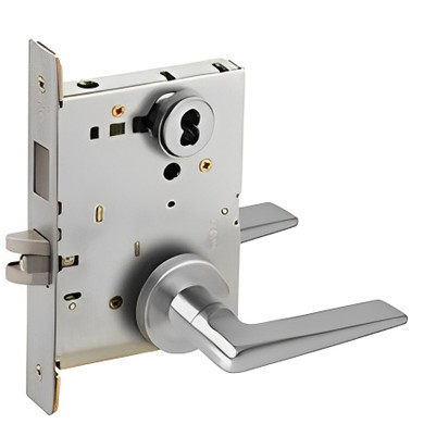 Schlage L9466B 05A Store/Utility Room Mortise Lock with Deadbolt, Accepts Small Format IC Core (SFIC)