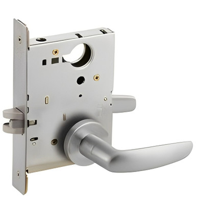 Schlage L9010 07A Mortise Passage Lock, w/ 07 Lever and A Rose