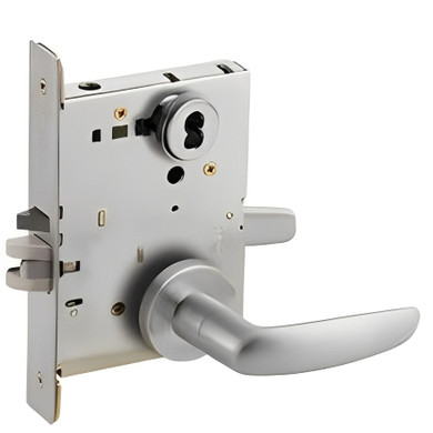 Schlage L9060J 07A Apartment Entrance Mortise Lock, Accepts large Format IC Core (LFIC)