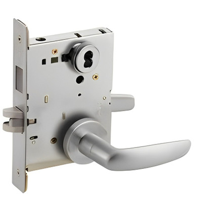 Schlage L9466J 07A Store/Utility Room Mortise Lock with Deadbolt, Accepts large Format IC Core (LFIC)