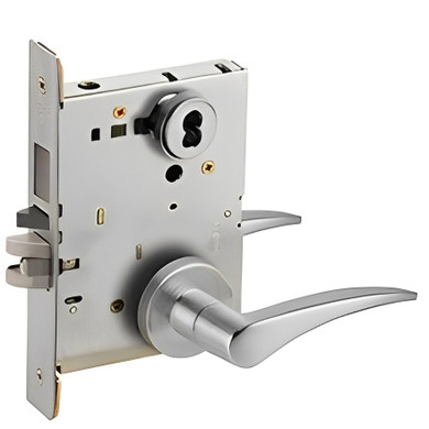 Schlage L9453B 12A Entrance Mortise Lock with Deadbolt, Accepts Small Format IC Core (SFIC)