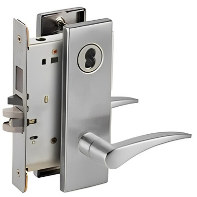 Schlage L9453B 12N Entrance Mortise Lock with Deadbolt, Accepts Small Format IC Core (SFIC)