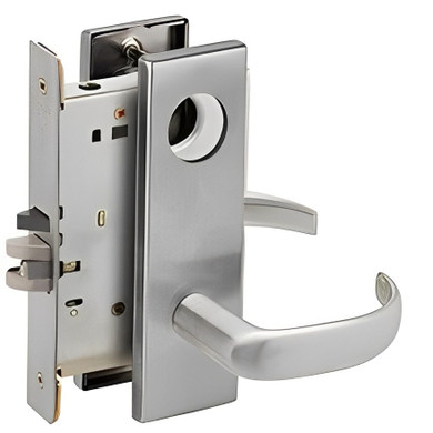 Schlage L9050L 17N Office and Inner Entry Mortise Lock, Less Cylinder