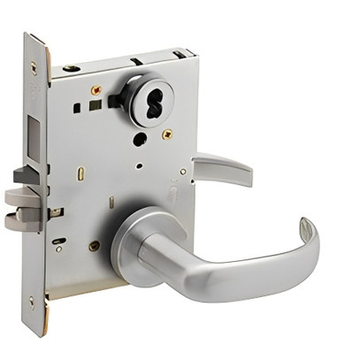 Schlage L9453B 17A Entrance Mortise Lock with Deadbolt, Accepts Small Format IC Core (SFIC)
