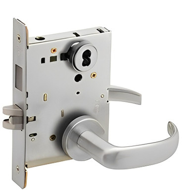 Schlage L9456J 17A Corridor Mortise Lock with Deadbolt, Accepts large Format IC Core (LFIC)