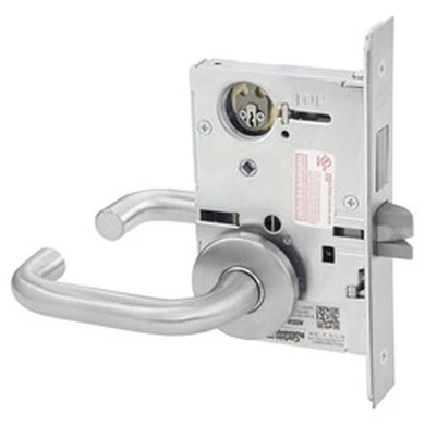 Corbin Russwin ML2065 LSA 626 LC Dormitory or Entrance Mortise Lock, Conventional Less Cylinder, Satin Chrome Finish