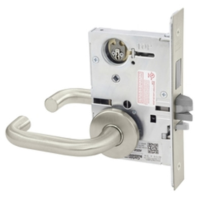 Corbin Russwin ML2092 LSA 626 LC Security Institution or Utility Mortise Lock, Conventional Less Cylinder, Satin Chrome Finish