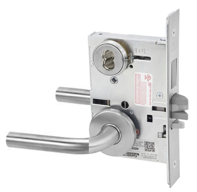 Corbin Russwin ML2029 RSA 626 CL6 Hotel or Motel Mortise Lock, Accepts Large Format IC Core (LFIC), Satin Chrome Finish