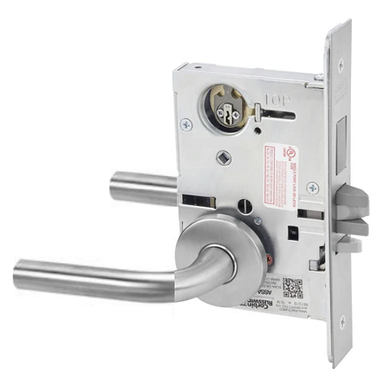 Corbin Russwin ML2075 RSA 626 LC Security Entrance or Office Mortise Lock, Conventional Less Cylinder, Satin Chrome Finish