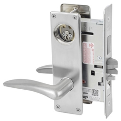 Corbin Russwin ML2067 DSN 626 LC Apartment or Dormitory Mortise Lock, Conventional Less Cylinder, Satin Chrome Finish