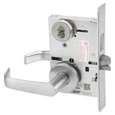 Corbin Russwin ML2065 NSA 626 CL6 Dormitory or Entrance Mortise Lock, Accepts Large Format IC Core (LFIC), Satin Chrome Finish