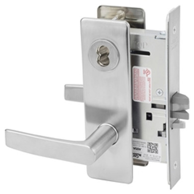 Corbin Russwin ML2032 ASM 626 CL6 Institution or Utility Mortise Lock, Accepts Large Format IC Core (LFIC), Satin Chrome Finish