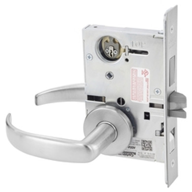 Corbin Russwin ML2048 PSA 626 LC Entrance or Apartment Mortise Lock, Conventional Less Cylinder, Satin Chrome Finish