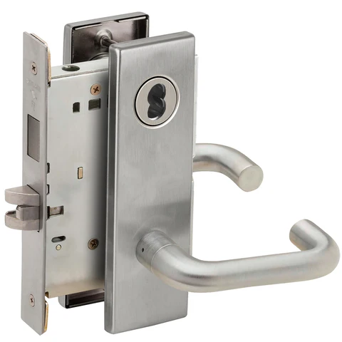Schlage L9456J 03N Corridor Mortise Lock with Deadbolt, Accepts
