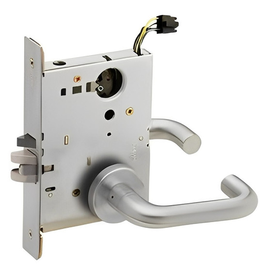 What are the wiring details for the Schlage L9000 mortise RX switch?