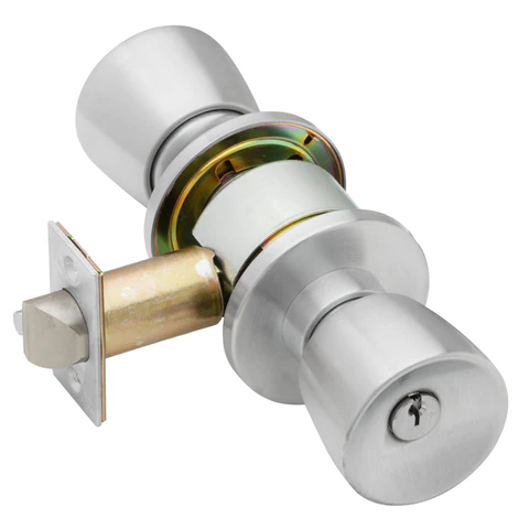 Schlage D53PD TUL Entrance Cylindrical Lock, Tulip Knob