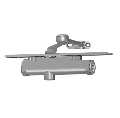 Falcon Grade 1 Heavy Duty Surface Door Closer, Spring-n-Stop Arm, Push Side Parallel Arm Mount, Size 1 to 6, SC71A SS Al