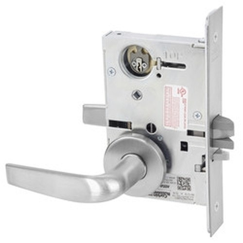 Corbin Russwin ML2032 CSA 626 LC Institution or Utility Mortise Lock, Conventional Less Cylinder, Satin Chrome Finish