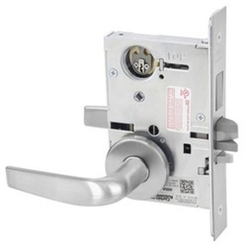 Corbin Russwin ML2059 CSA 626 LC Security Storeroom or Closet Mortise Lock, Conventional Less Cylinder, Satin Chrome Finish