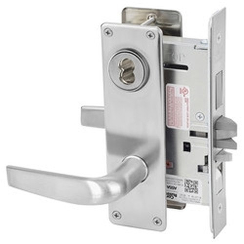 Corbin Russwin ML2067 CSN 626 CL6 Apartment or Dormitory Mortise Lock, Accepts Large Format IC Core (LFIC), Satin Chrome Finish