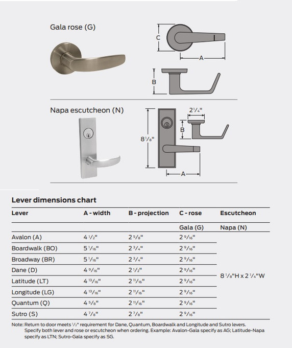 Falcon MA411P DN Asylum Mortise Lock