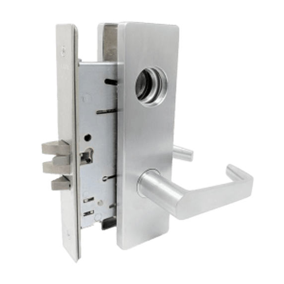 Falcon MA411L DN Asylum Mortise Lock, Less conventional cylinder