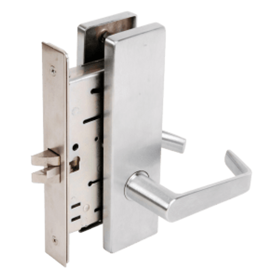 Falcon MA161 DN 626 Connecting Room/Exit Mortise Lock, Satin Chrome Finish