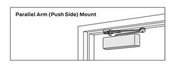 LCN 4050A EDA Heavy Duty Door Closer w/ Extra Duty Arm