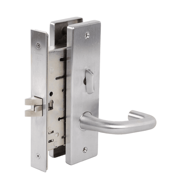 Falcon MA321 SN 626 Privacy Mortise Lock Mortise Lock, Satin Chrome Finish