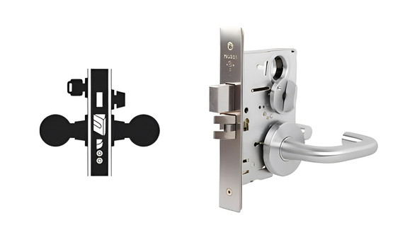 Falcon MA531L SG Apartment Corridor Mortise Lock, Less conventional cylinder