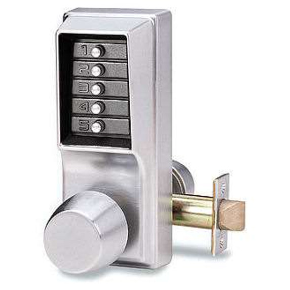 Kaba Simplex 1011 Mechanical Pushbutton Knob Lock, Combination Entry Only