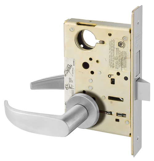 Sargent LC-8224 LNP Room Door Mortise Lock, Conventional Less Cylinder