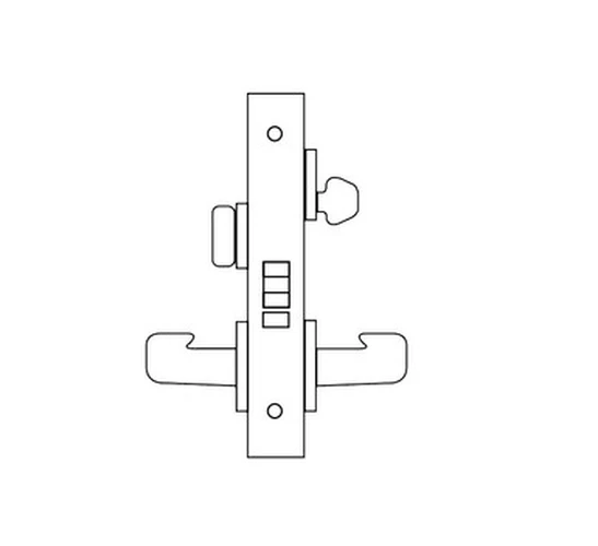 Sargent BP-8205 Office or Entry Mortise Lock, Lockbody Only