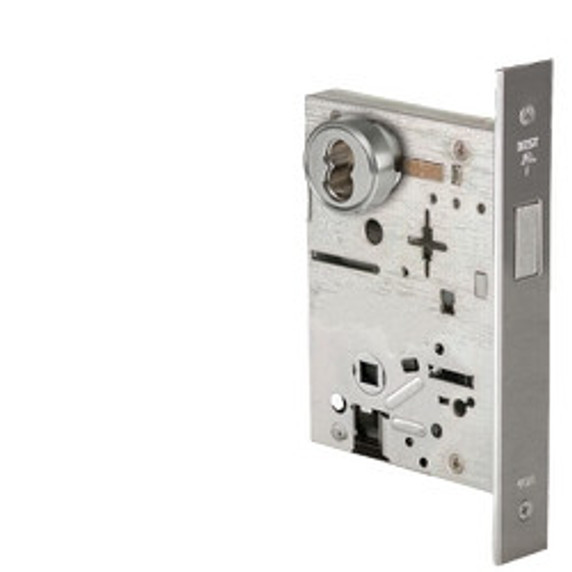 BEST 45H7RD 626 Grade 1 Classroom Deadlock Mortise Lock, Satin Chrome Finish