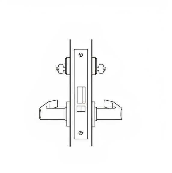 BEST 45HCAINL Grade 1 Intruder Mortise Lever Lock, Lockbody Only