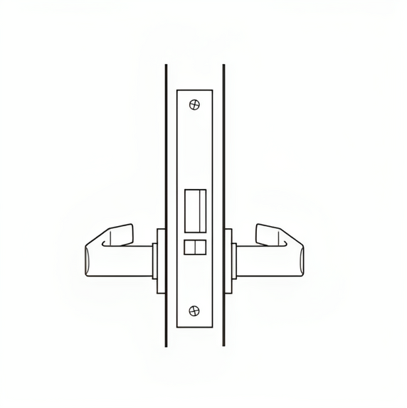 BEST 45HCAN Grade 1 Passage Mortise Lever Lock, Lockbody Only