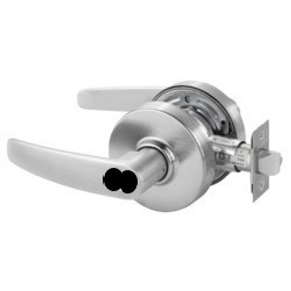 Sargent 2870-7G04 LB Storeroom or Closet Cylindrical Lever Lock, Accepts Small Format IC Core (SFIC)