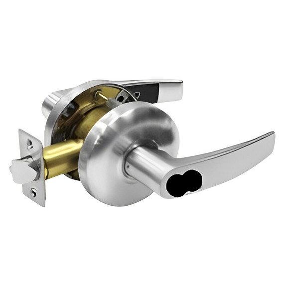 Sargent 2860-65G05 KB Entrance or Office Cylindrical Lever Lock, Accepts Large Format IC Core (LFIC)