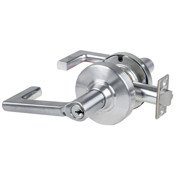 Schlage ALX53P LON Grade 2 Entrance Lever Lock, 6-Pin Conventional C Keyway (Keyed 5)