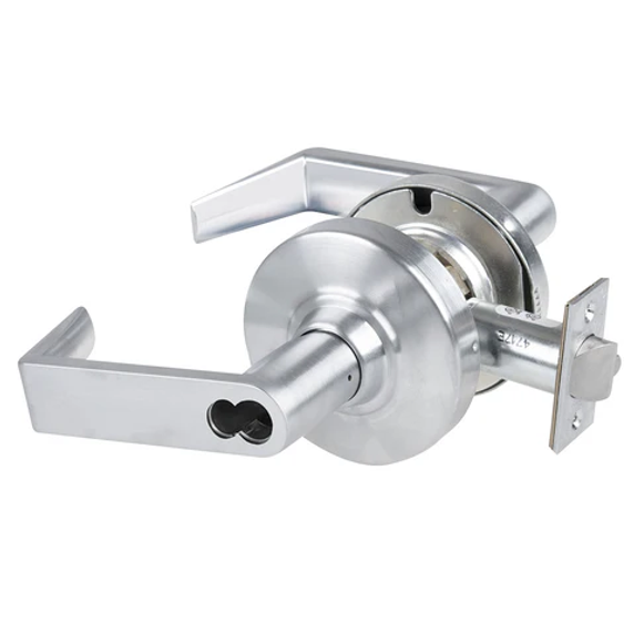 Schlage ALX50B RHO Grade 2 Entrance/Office Lever Lock, Accepts Small Format IC Core (SFIC)