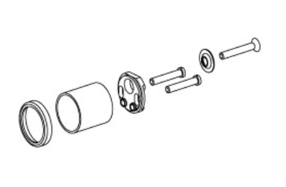 Von Duprin 110MD-NL Grade 1 Night Latch Cylinder Assembly, Metal Door